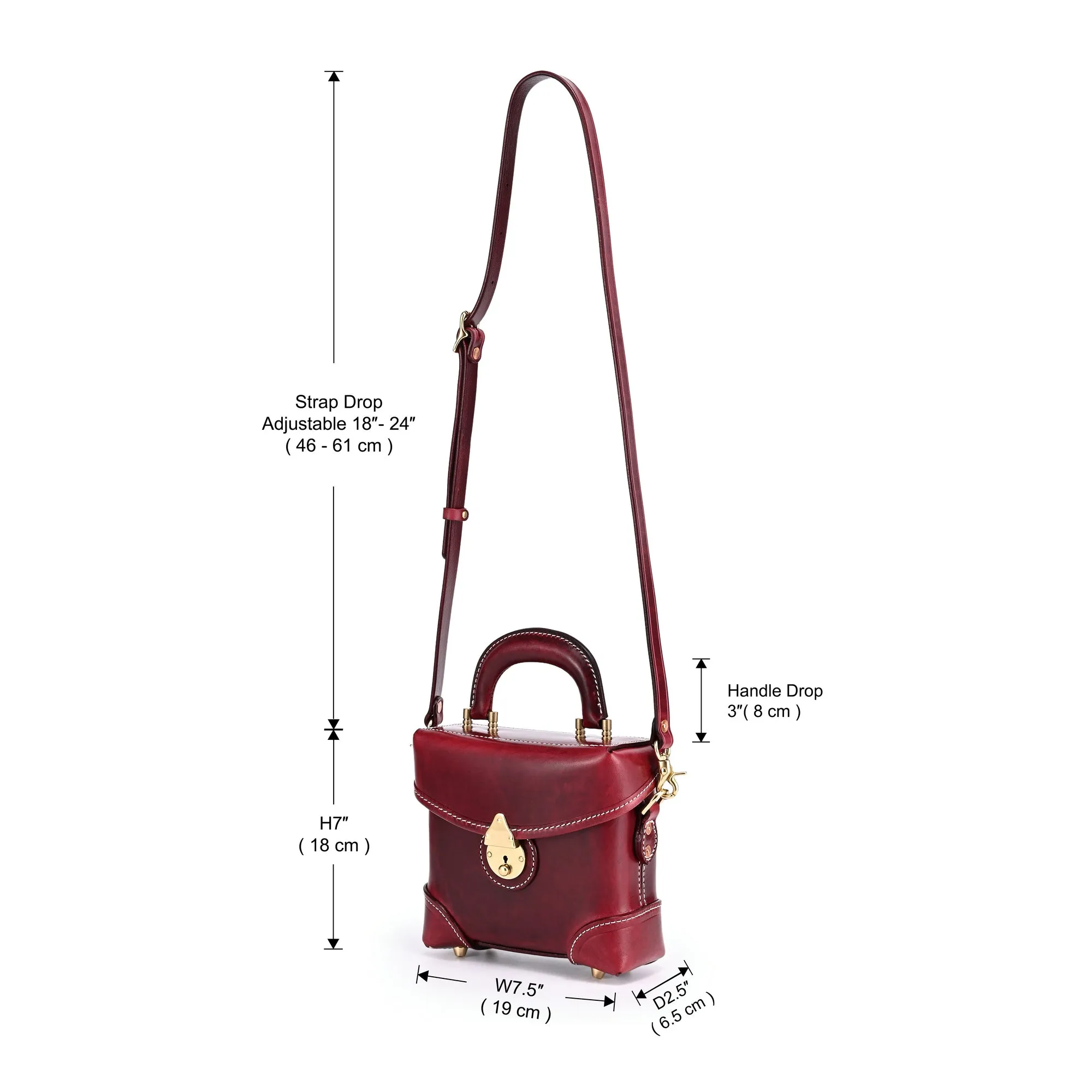 Azalea Vintage Box Crossbody