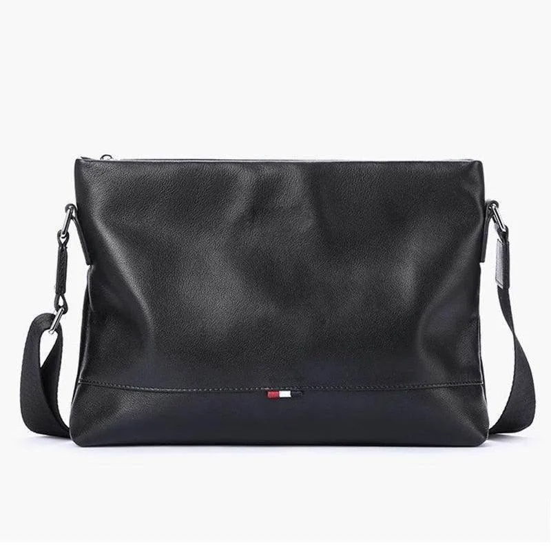 Black Men's Travel Satchel