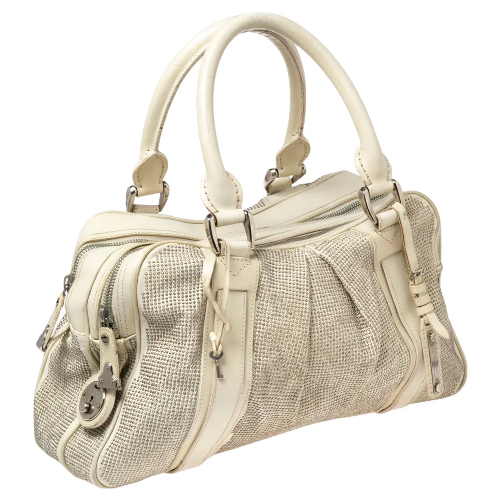 Burberry OffLeather Studded Ashbury Knight Satchel
