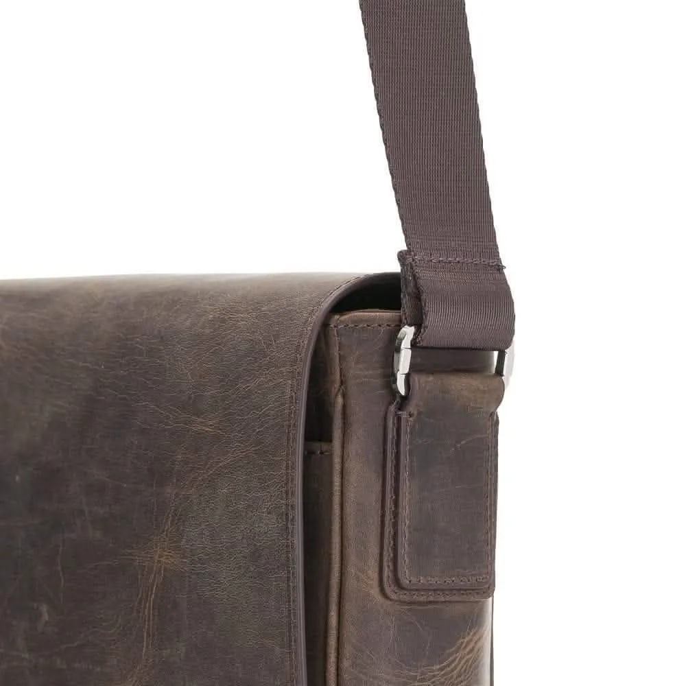 Calisto Handcrafted Leather Crossbody Satchel