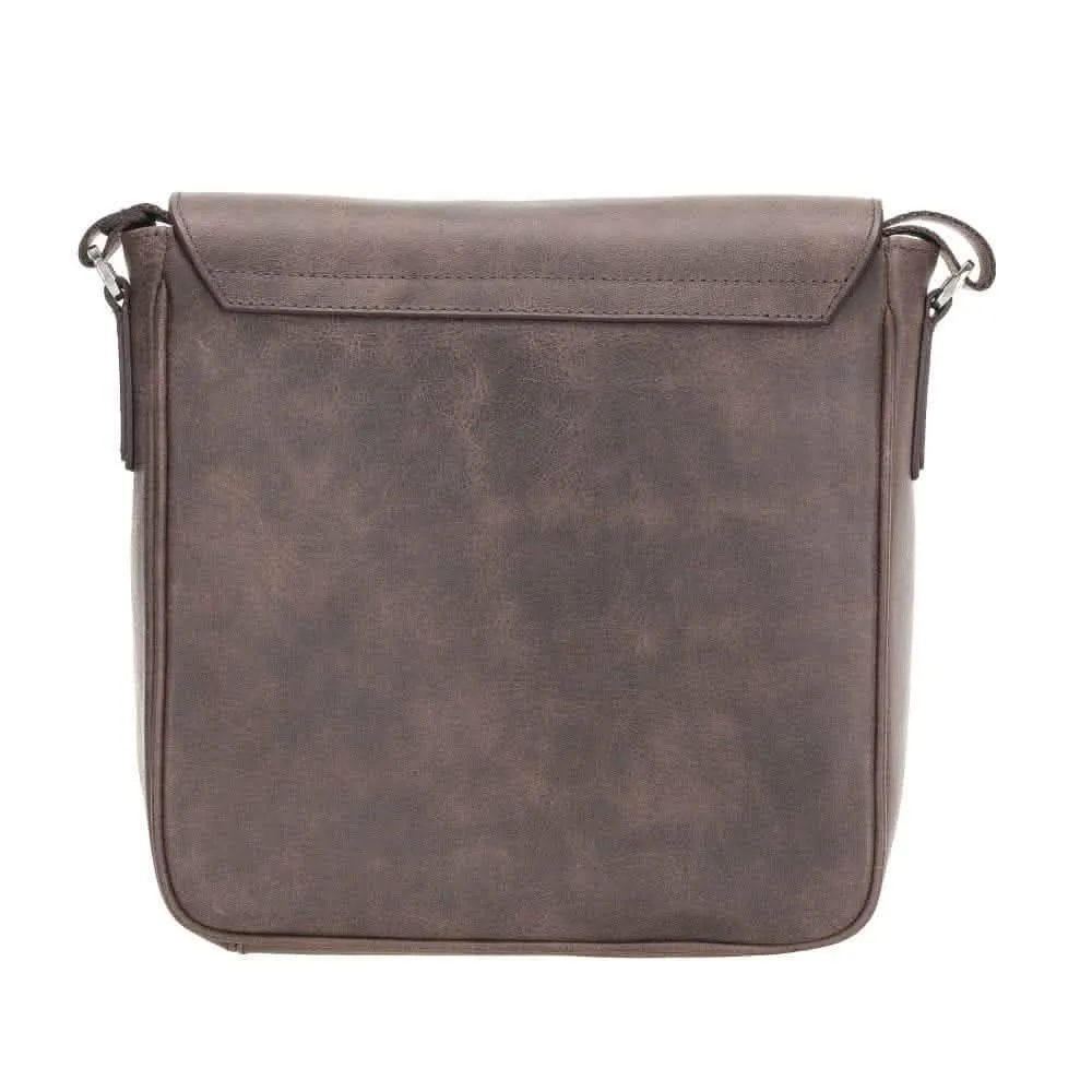 Calisto Handcrafted Leather Crossbody Satchel