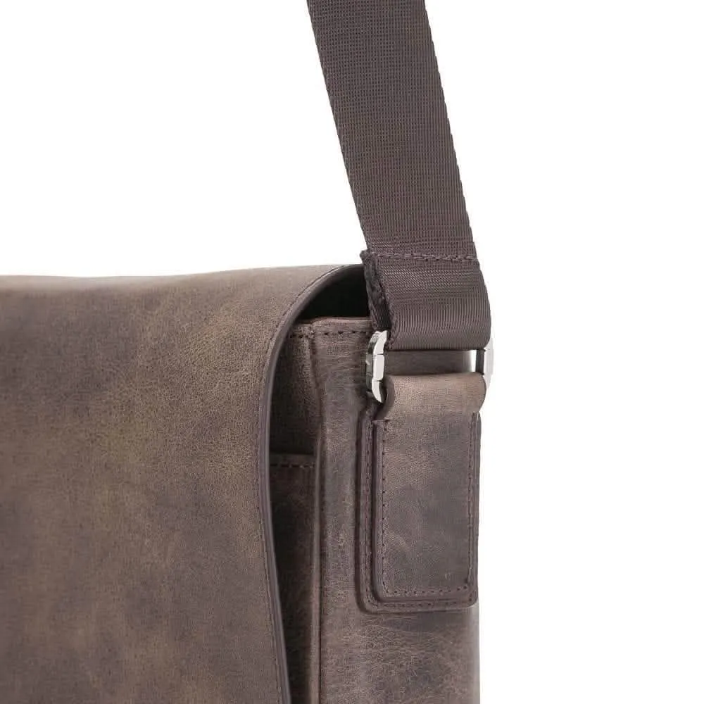 Calisto Handcrafted Leather Crossbody Satchel