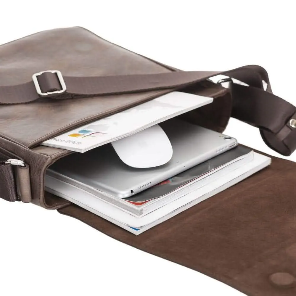 Calisto Handcrafted Leather Crossbody Satchel
