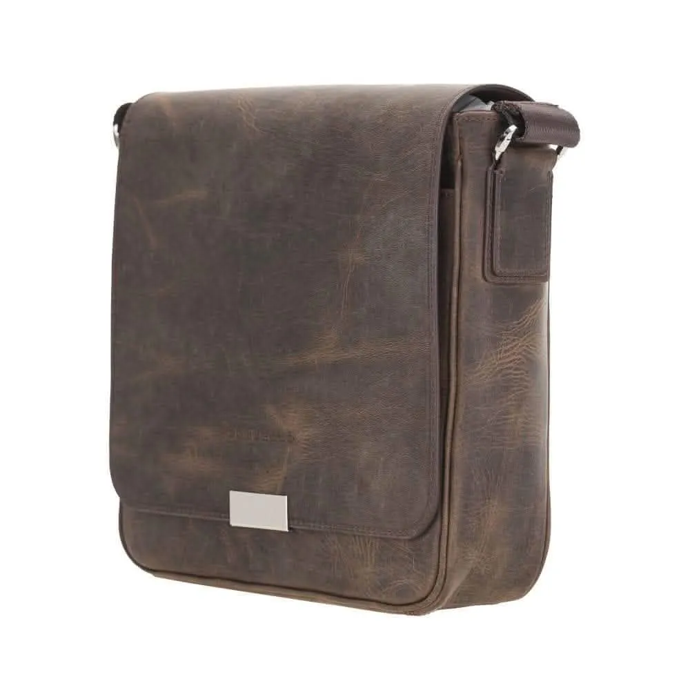Calisto Handcrafted Leather Crossbody Satchel