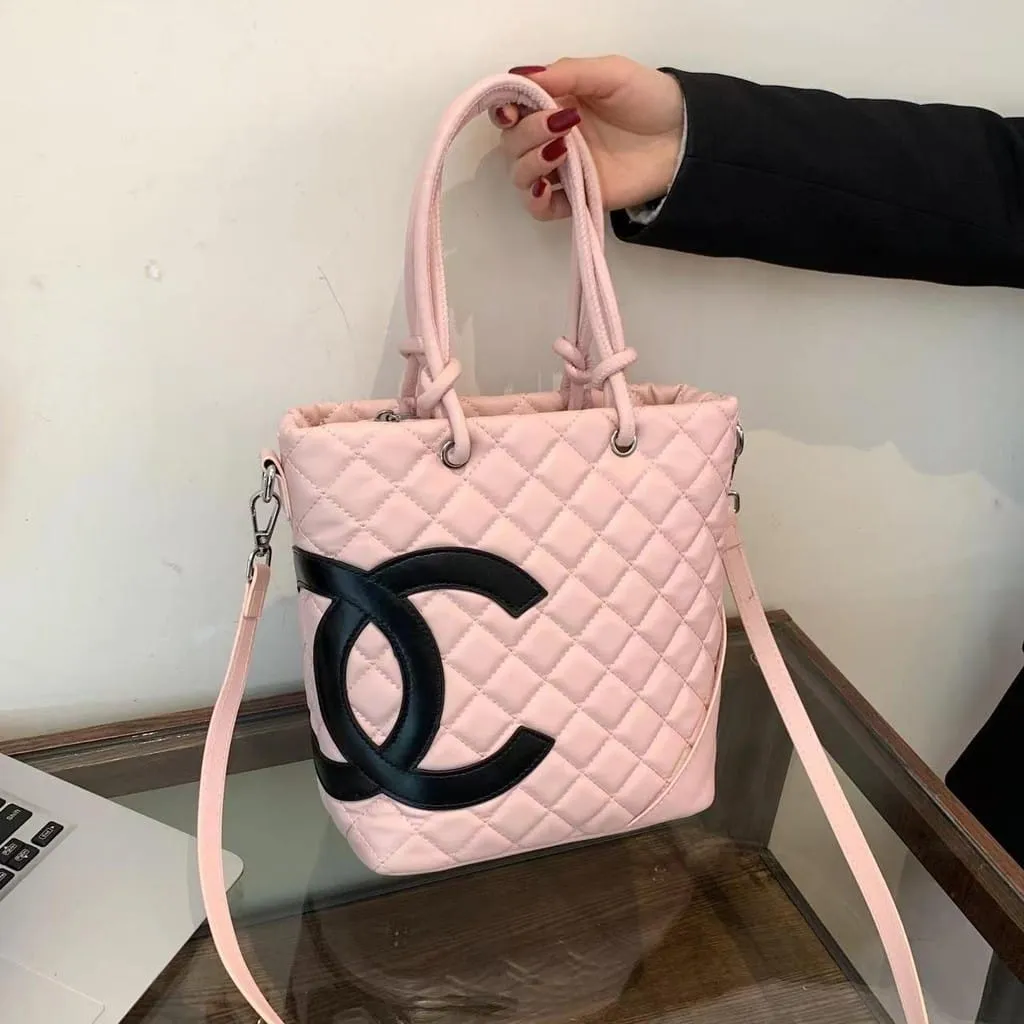 Cambon Ligne Medium Leather Tote Bag By Chanel