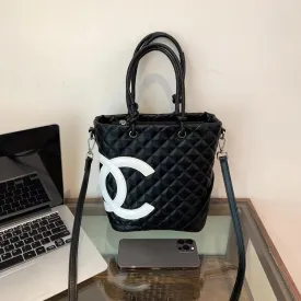 Cambon Ligne Medium Leather Tote Bag By Chanel