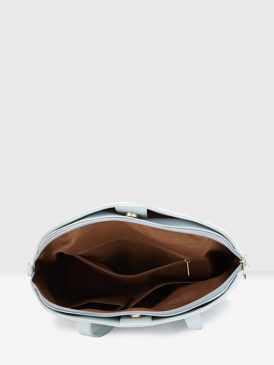 Caprese Jensen Medium Satchel Solid Faux Leather For Women