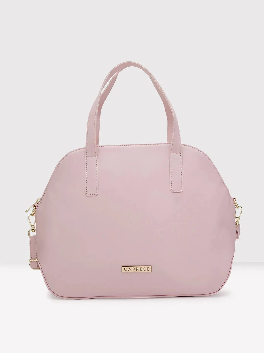 Caprese Jensen Medium Satchel Solid Faux Leather For Women