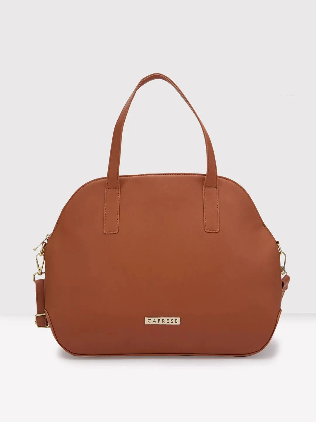 Caprese Jensen Medium Satchel Solid Faux Leather For Women