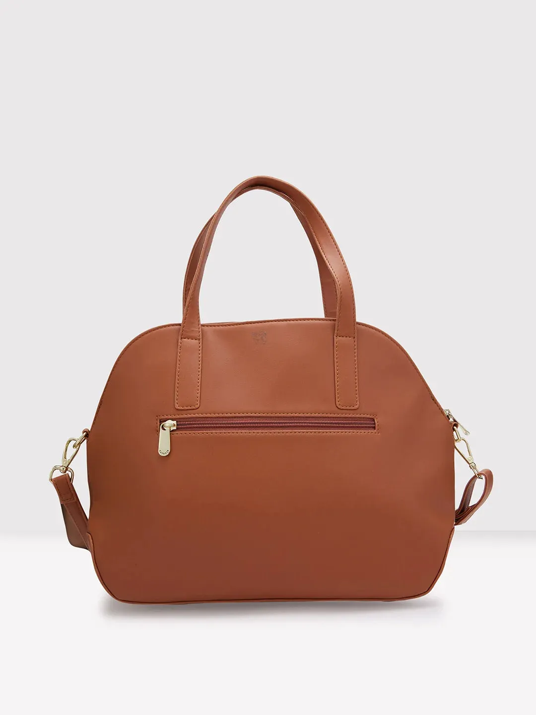 Caprese Jensen Medium Satchel Solid Faux Leather For Women