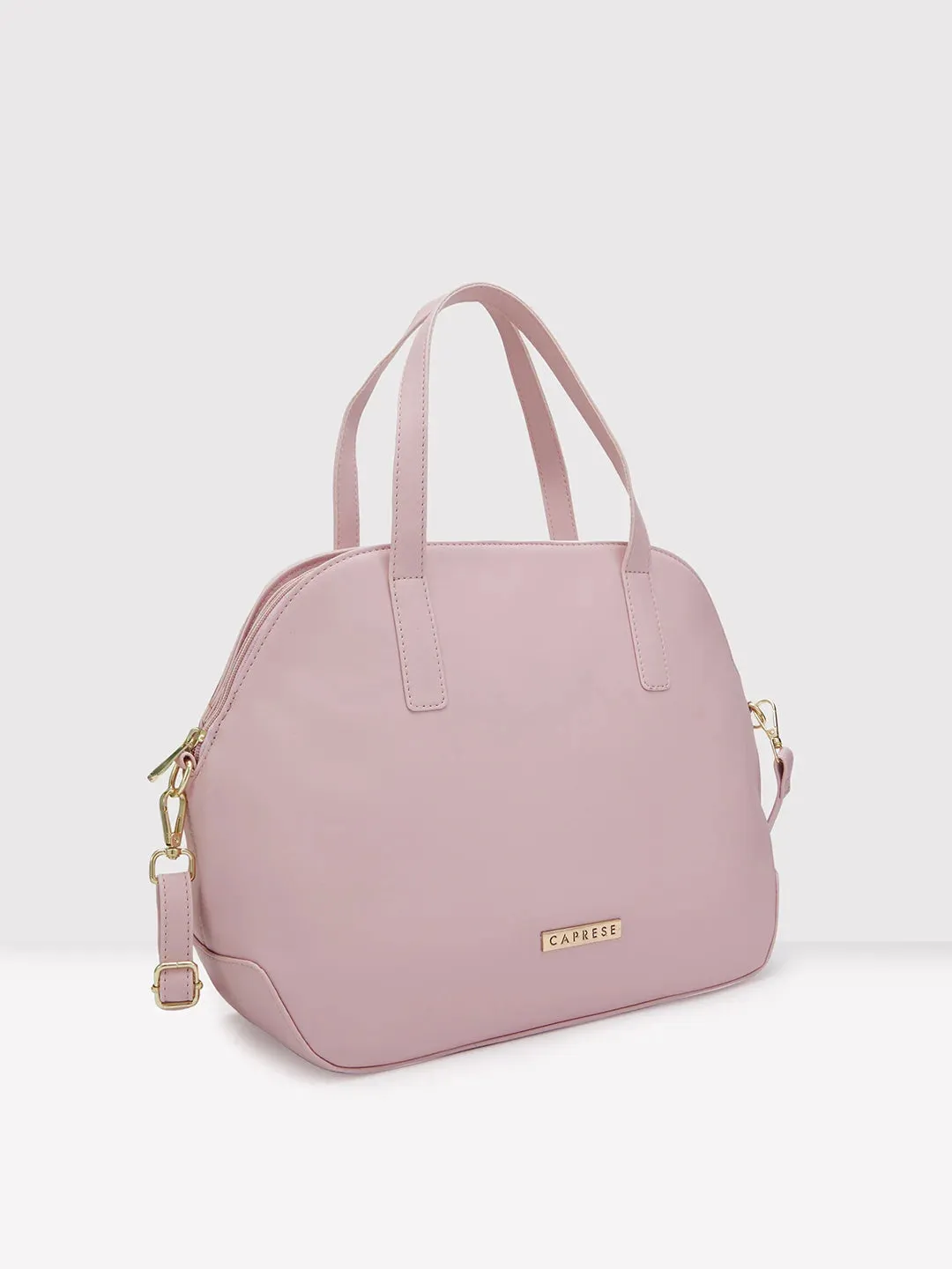Caprese Jensen Medium Satchel Solid Faux Leather For Women