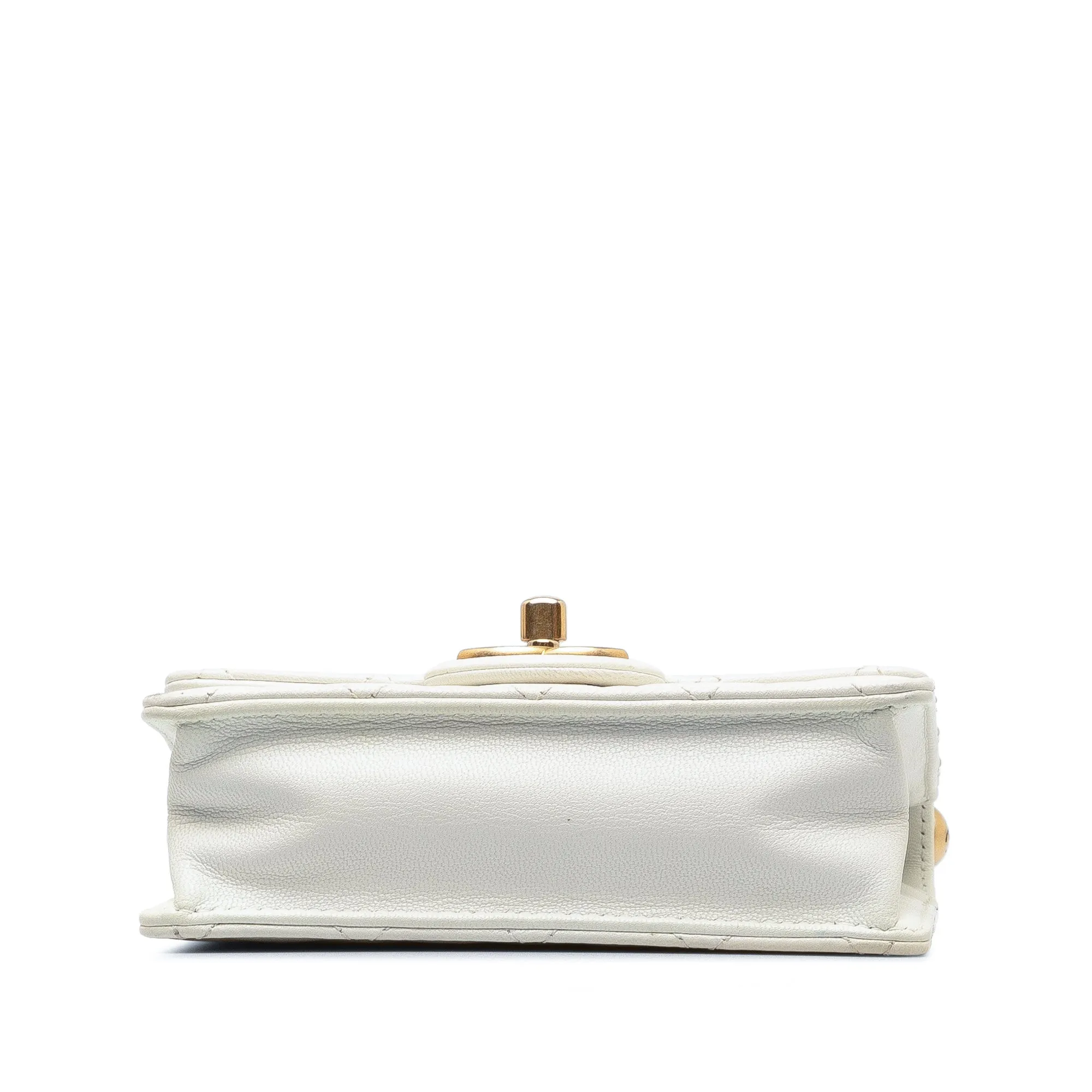 Chanel Small Lambskin Chic Pearls Flap Crossbody Bag