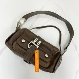 Christian Dior Galliano 2006 Brown Leather Flight