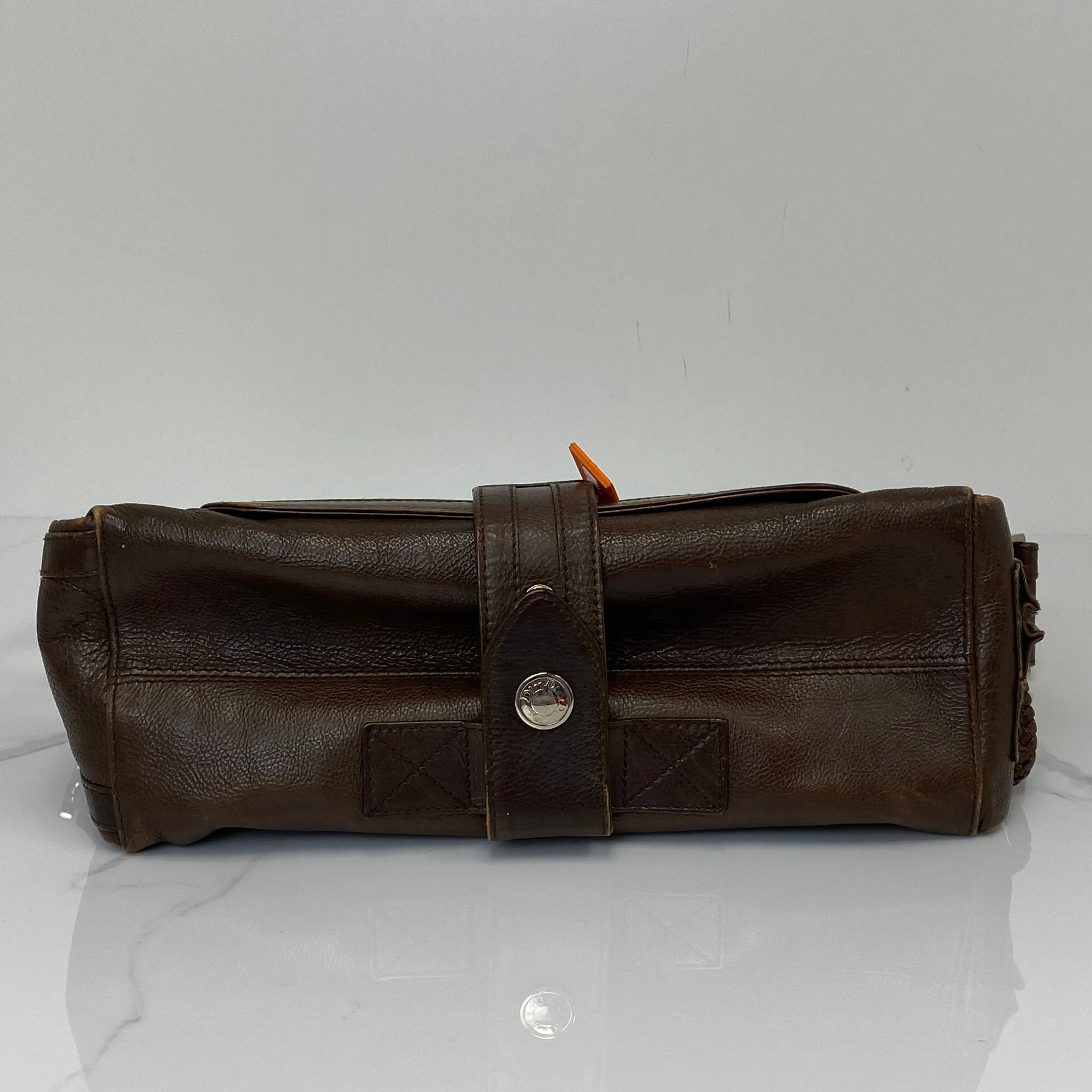 Christian Dior Galliano 2006 Brown Leather Flight