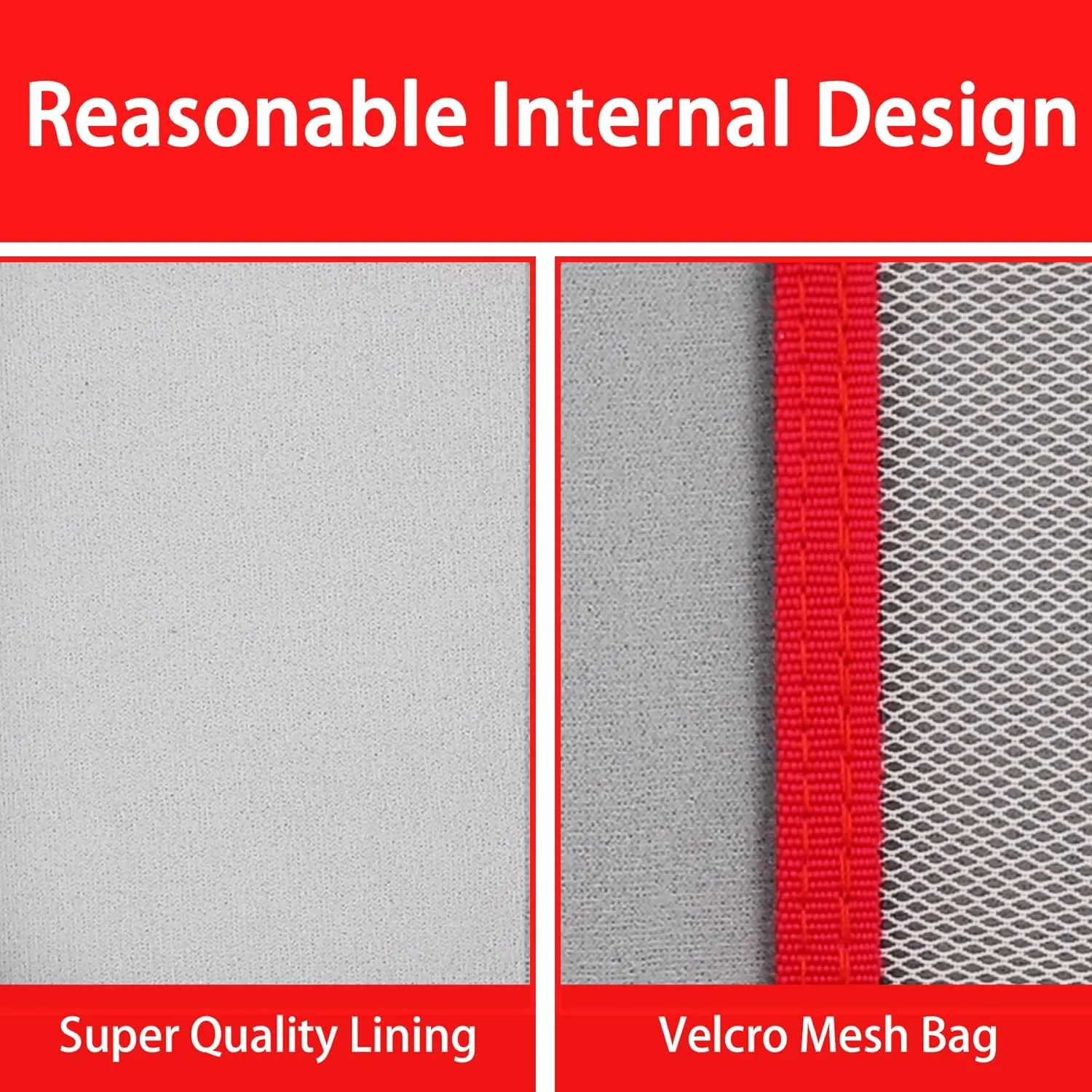 co2CREA Hard Travel Case Compatible with 8BitDo Retro 18 Mechanical Numpad (White Case and Red Zipper)