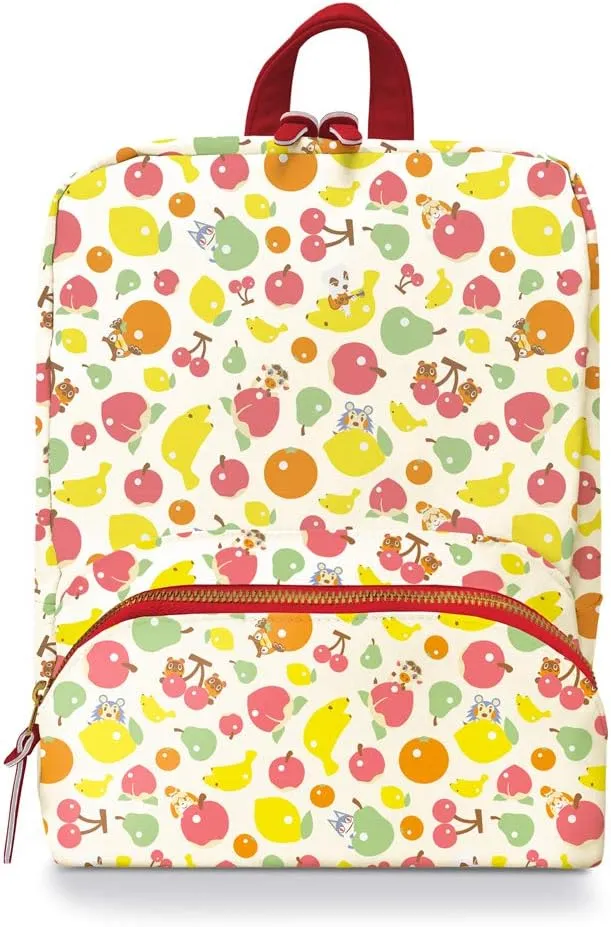 Controller Gear Animal Crossing - Small Backpack Mini Bookbag Travel Bag for Console & Accessories - Fruit Pattern