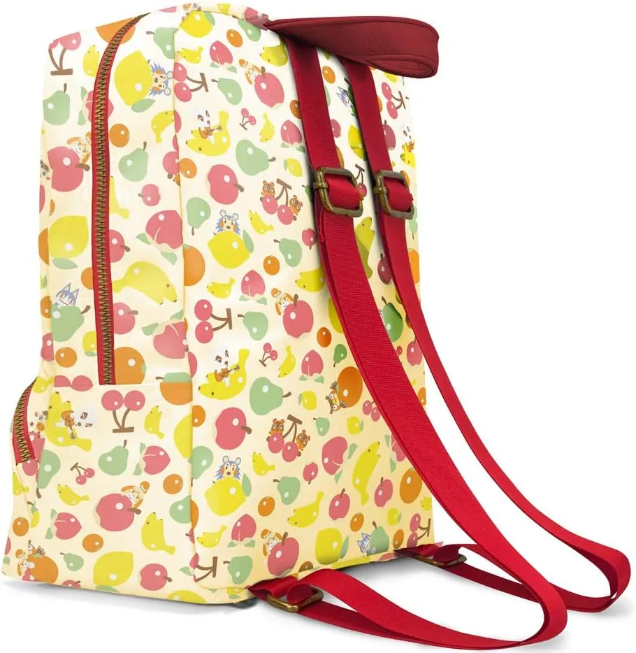 Controller Gear Animal Crossing - Small Backpack Mini Bookbag Travel Bag for Console & Accessories - Fruit Pattern