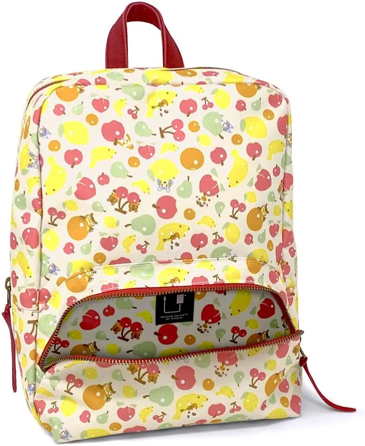 Controller Gear Animal Crossing - Small Backpack Mini Bookbag Travel Bag for Console & Accessories - Fruit Pattern