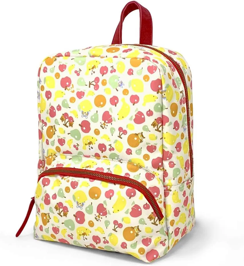 Controller Gear Animal Crossing - Small Backpack Mini Bookbag Travel Bag for Console & Accessories - Fruit Pattern