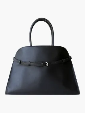 Corine | Classic Buckle Handbag – Sophisticated Simplicity in Black