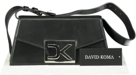 David Koma Black DK City Leather Bag