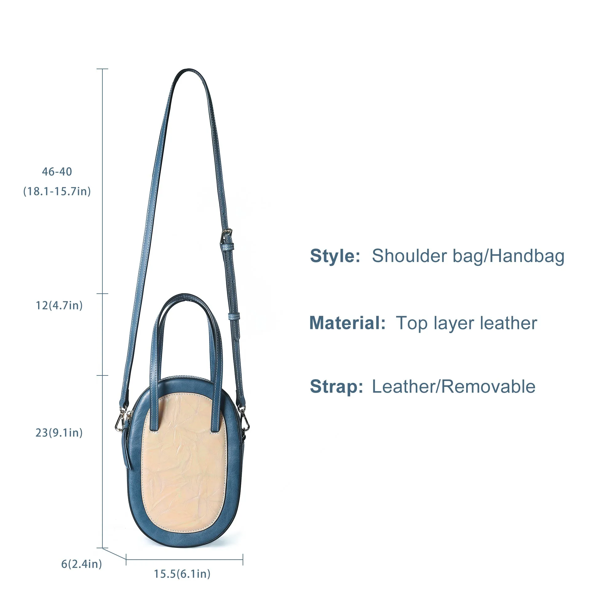 DIY Bag Kits - Original Design Niche Retro Contrast Color Handbag