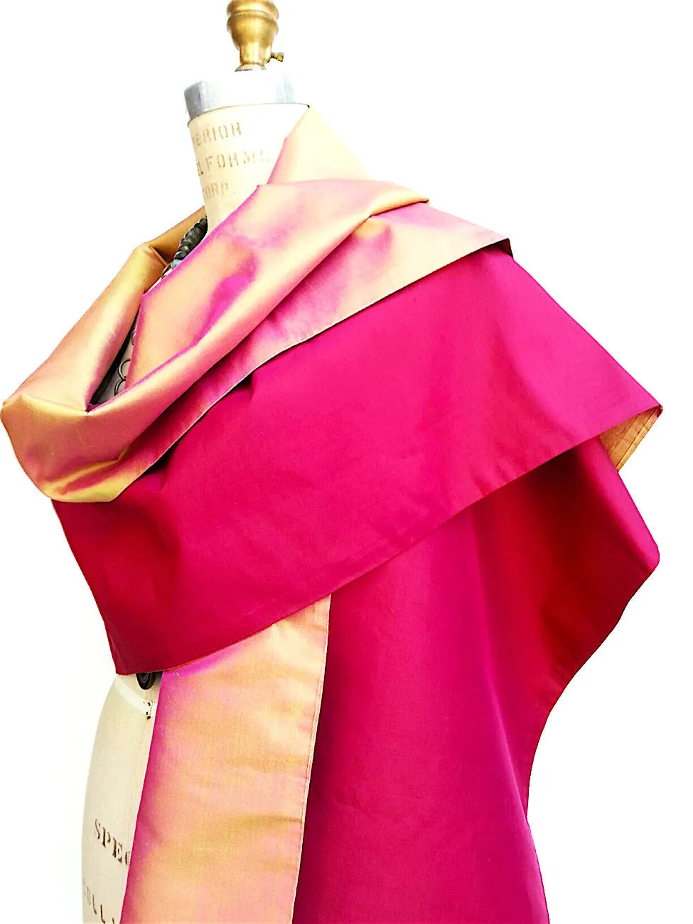 Double Sided Evening Shawl Garnet Combinations