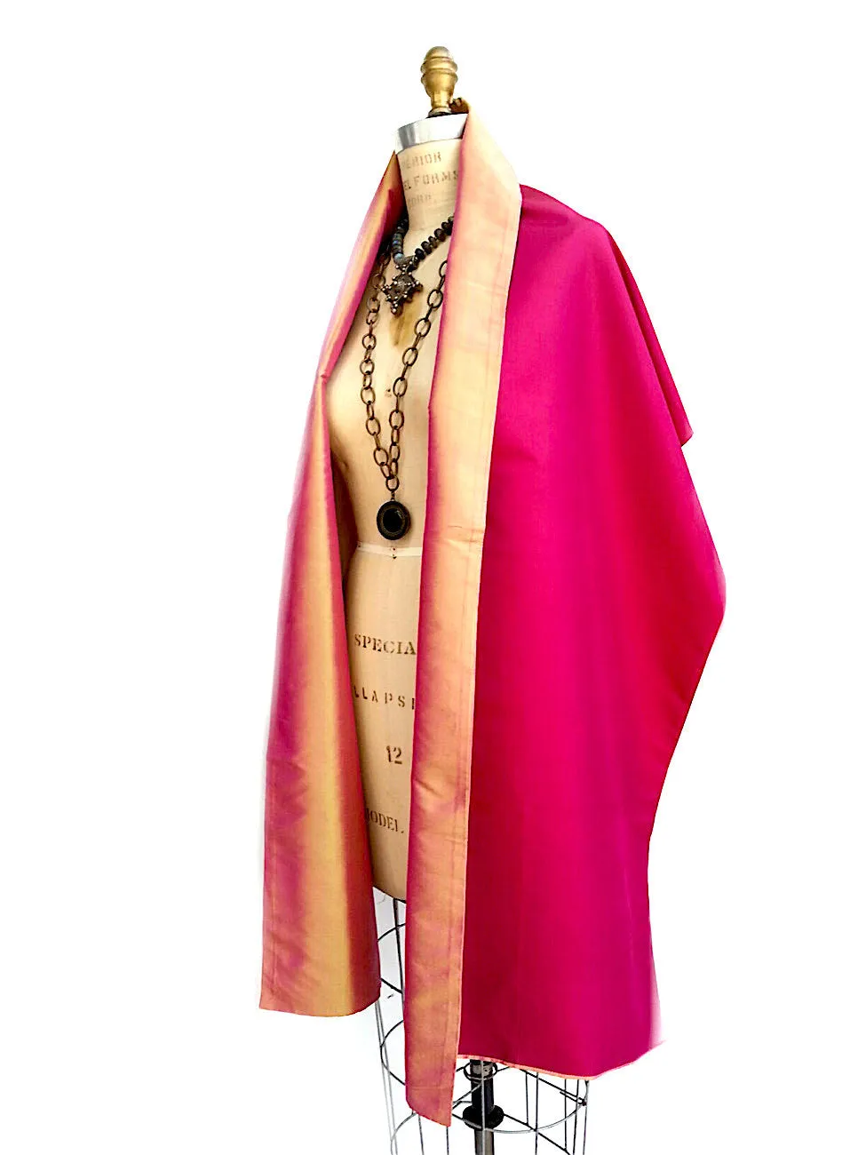 Double Sided Evening Shawl Garnet Combinations
