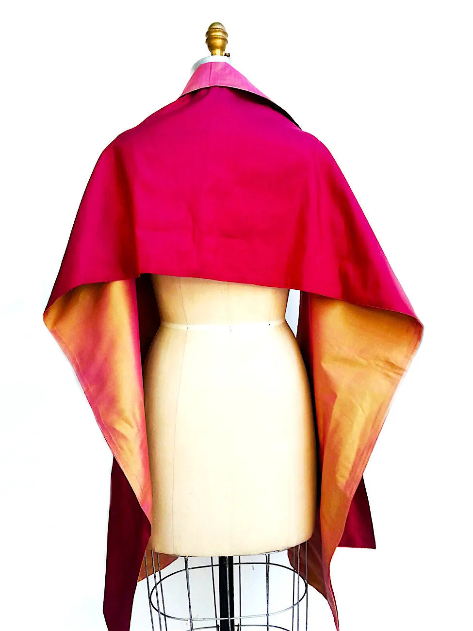 Double Sided Evening Shawl Garnet Combinations