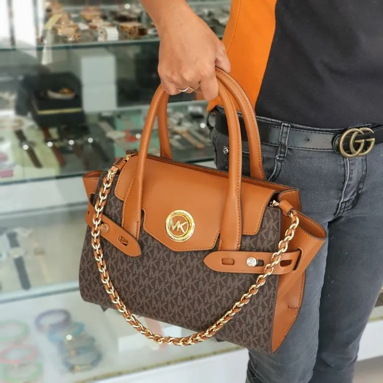 Fashionable Structured Leather Sling Handbag For Women