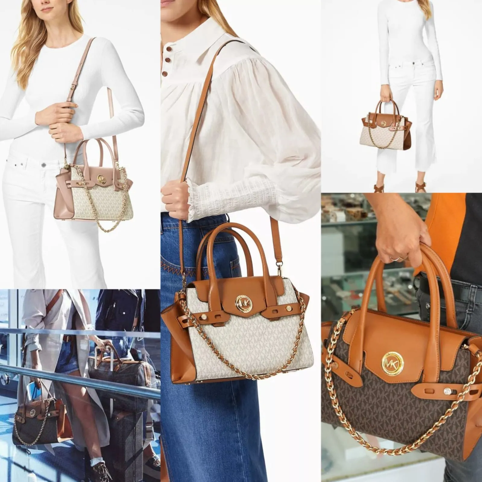 Fashionable Structured Leather Sling Handbag For Women