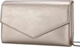 GM LIKKIE Clutch Purse for Women, Evening Envelope Clutch Bag, Crossbody Foldover PU Leather Shoulder Handbag