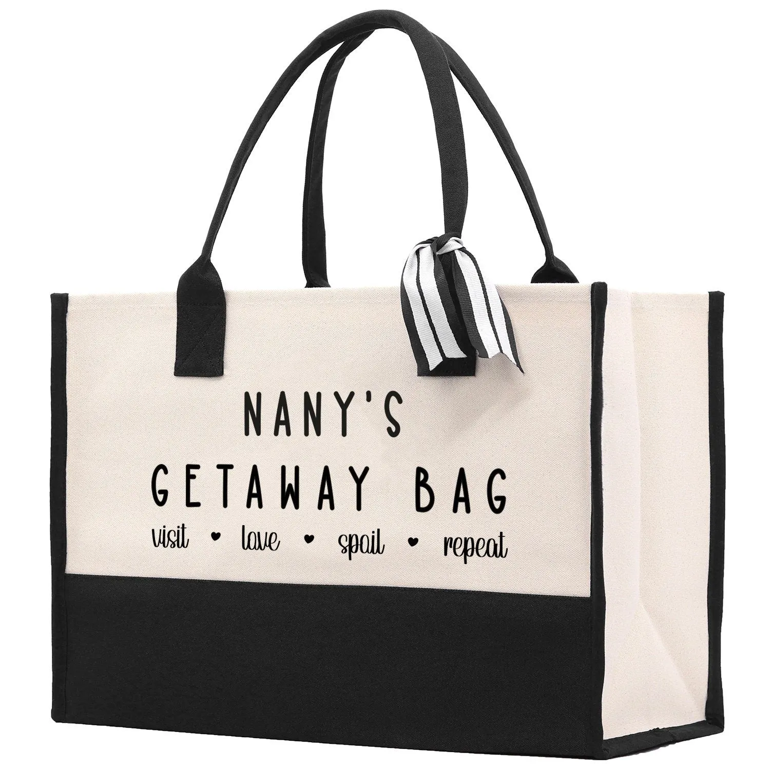 Grandma Tote Bag Grandma's Getaway Bag Grandma Nana Bag Grandma Gift Bag Shopping Bag Mothers Day Gift Live Love Spoil Bag Grandma GM1014