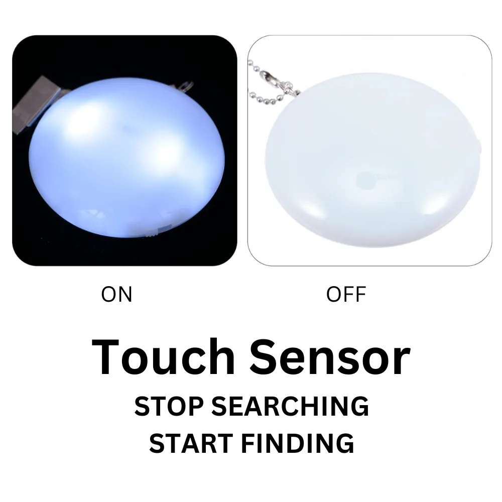 Heart or Round Shaped LED Purse Light