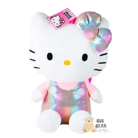 Hello Kitty Shiny Pink Plush Backpack | $29.99 | Boo Bear Factory