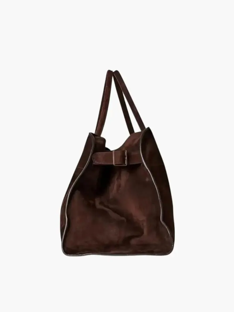 Henna | Luxe Suede Tote Bag with Timeless Elegance