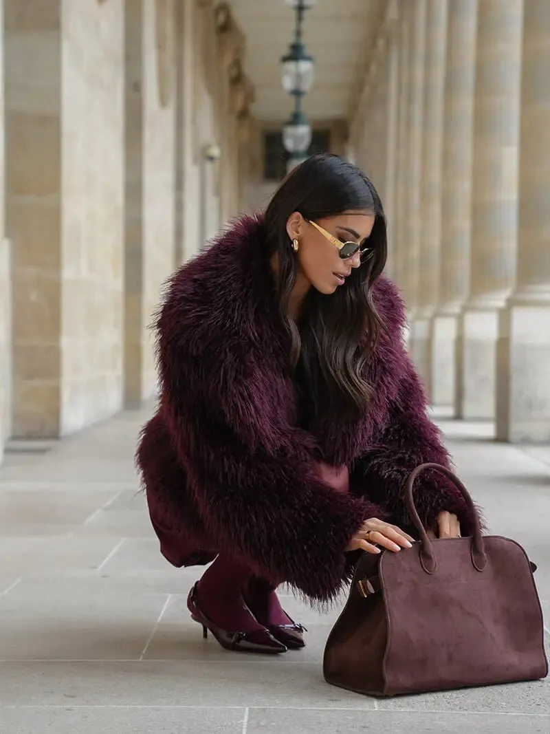 Henna | Luxe Suede Tote Bag with Timeless Elegance