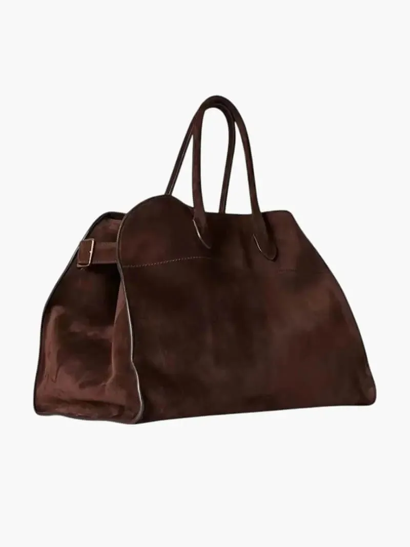 Henna | Luxe Suede Tote Bag with Timeless Elegance