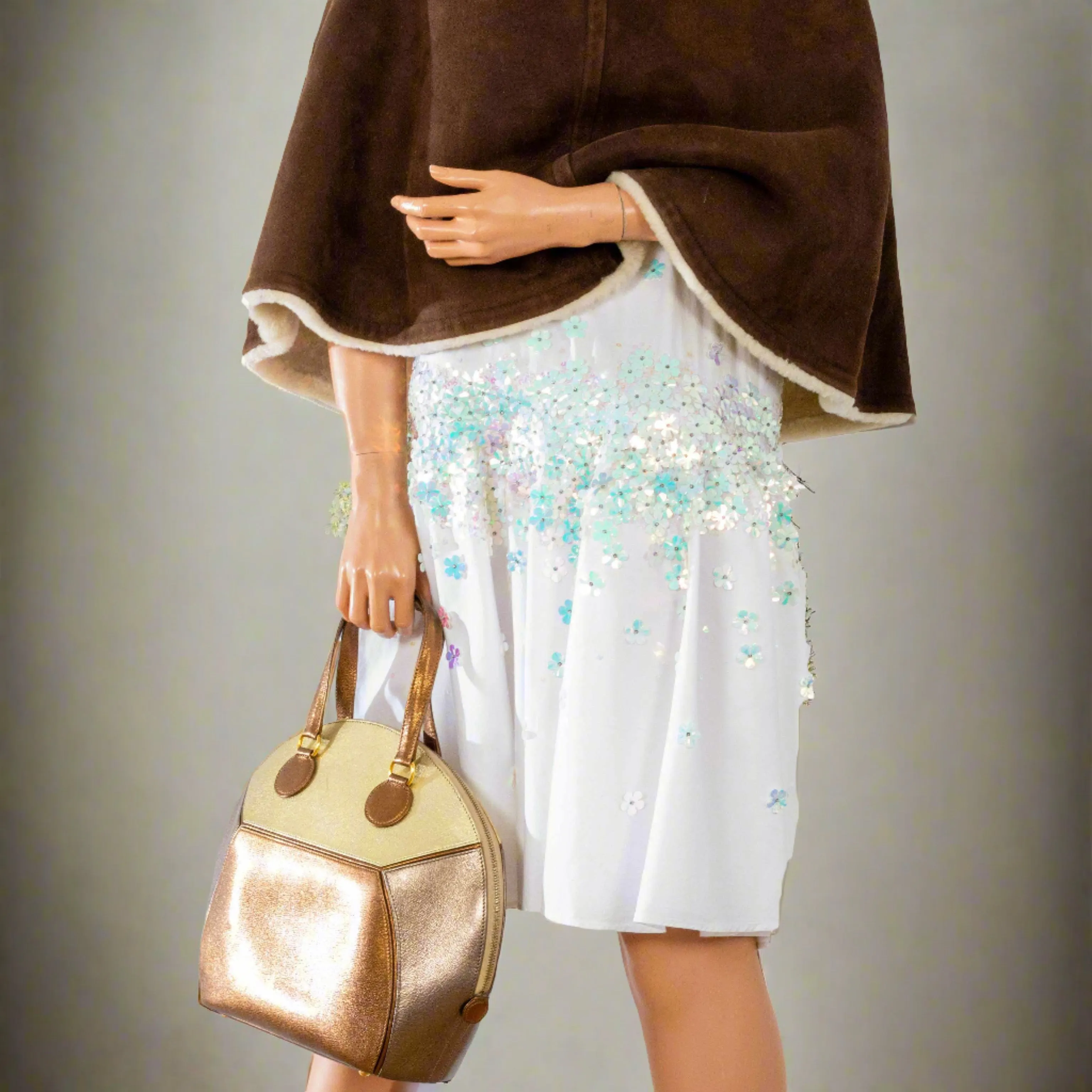 Hermès Unique Il de Shiki Metallic Gold, Copper, and Bronze Agneau Lambskin Gold Hardware
