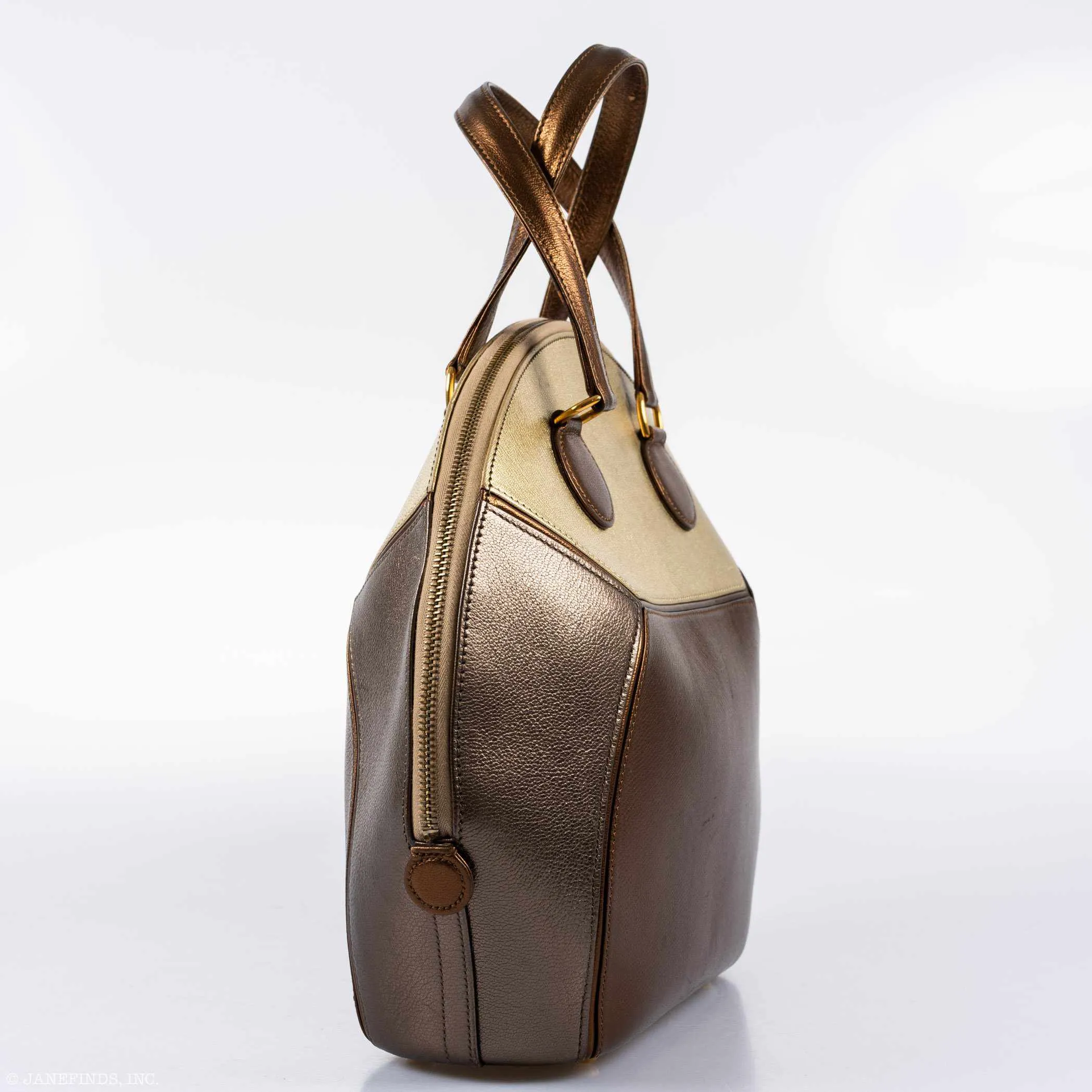 Hermès Unique Il de Shiki Metallic Gold, Copper, and Bronze Agneau Lambskin Gold Hardware