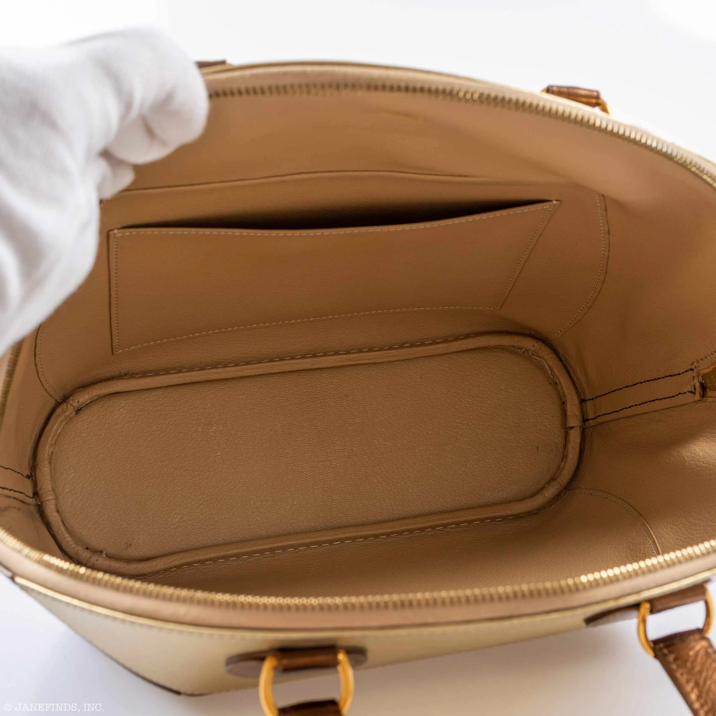 Hermès Unique Il de Shiki Metallic Gold, Copper, and Bronze Agneau Lambskin Gold Hardware