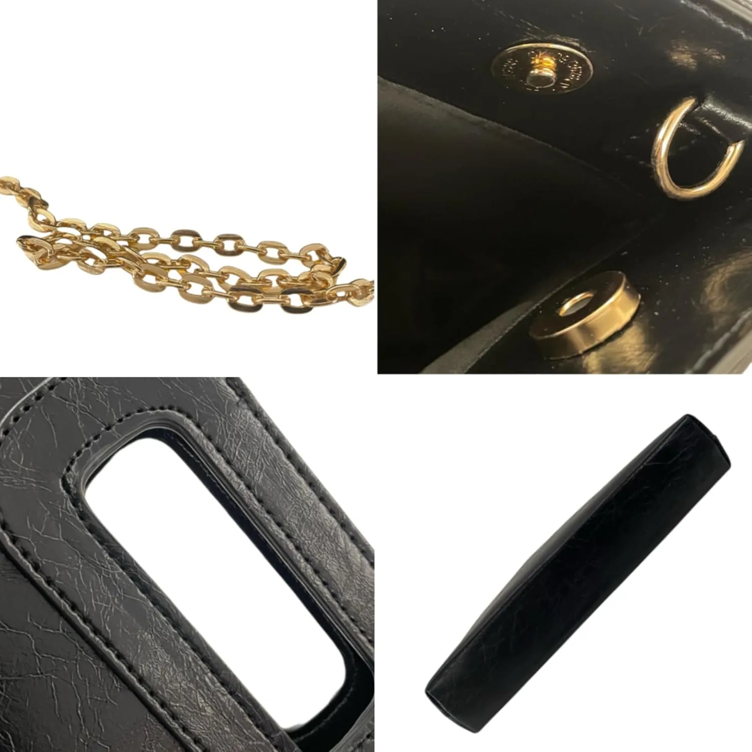 IAMUHI Women's Woven Faux Leather Evening Handbag Clutch Chain Crossbody Bag Small Satchel Tote Purse Prom Bridal Purse