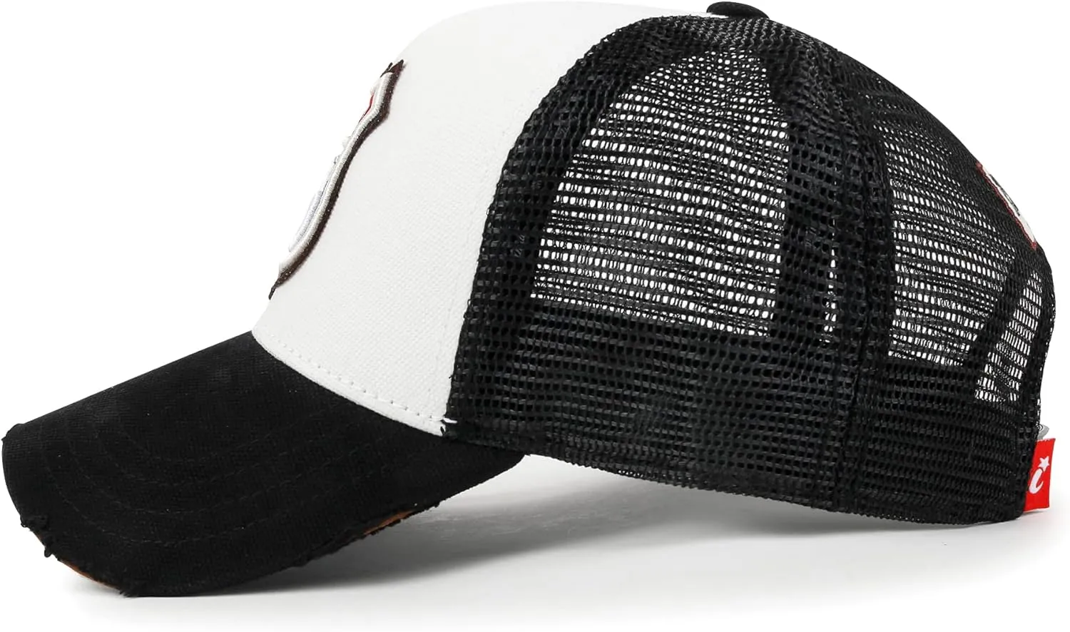 ililily Premium Road Trip Vintage Distressed Snapback Trucker Hat Baseball Cap