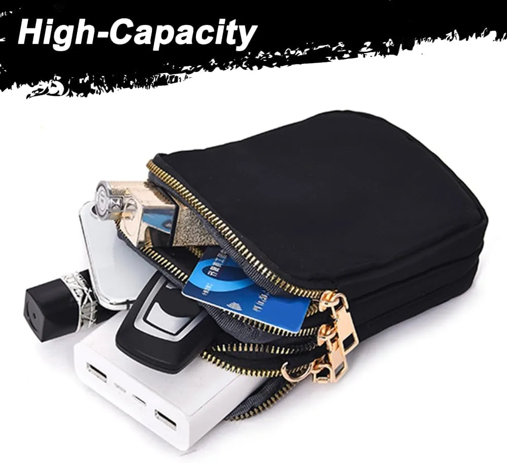 JANKS Small Crossbody Bag for Women Mini Cell Phone Bag Travel Pouch Wallet Purses Adjustable Over Shoulder Strap