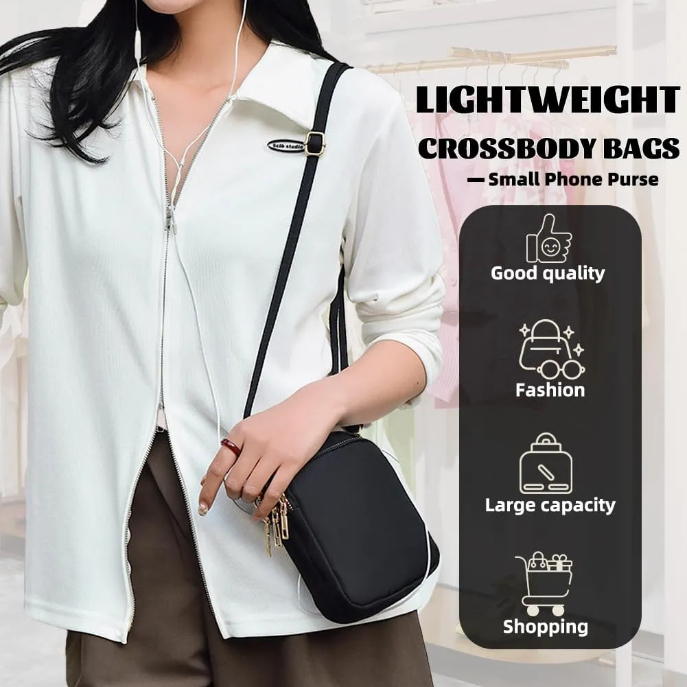 JANKS Small Crossbody Bag for Women Mini Cell Phone Bag Travel Pouch Wallet Purses Adjustable Over Shoulder Strap