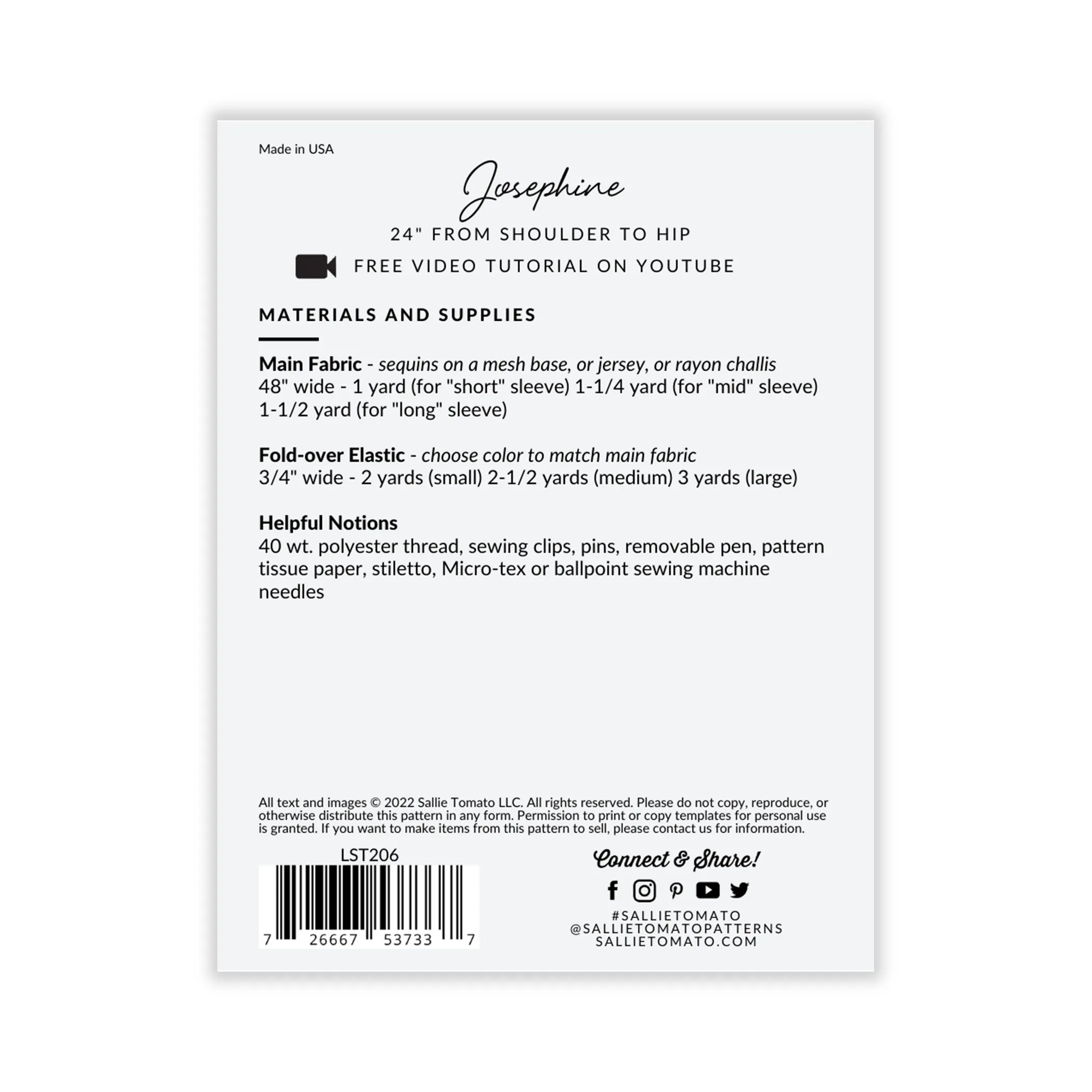Josephine Instant Download