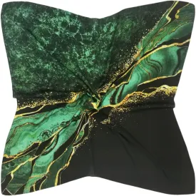 Julunar Silk Like Head Scarf for Women - Satin Large Hair Scarves - 35" Square Silk Hair Wrap for Sleeping with Gift Packed