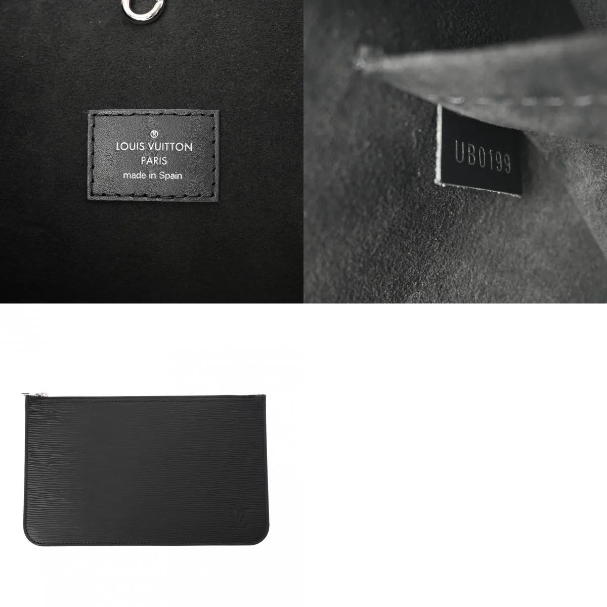 Louis Vuitton Epi Never Fullmm Noir Tote