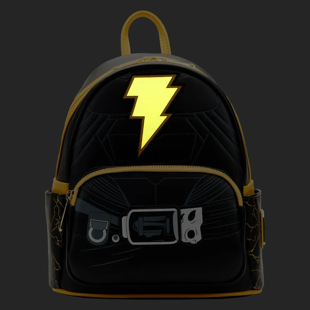 Loungefly DC Black Adam Light Up Double Strap Shoulder Bag Mini Backpack