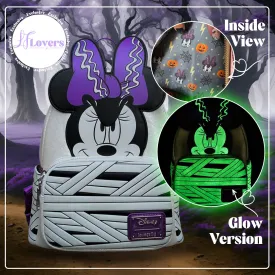 Loungefly Disney Bride of Frankenstein Minnie Mini Backpack